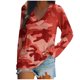 thumbnail image 1 of KIHOUT - Blusas casuales para mujer, liquidación 2024, moda clásica, blusa lisa con cuello en V, blusas básicas holgadas de otoño, blusas tipo túnica de manga larga, 1 of 4