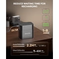 thumbnail image 2 of Pilas AAA recargables Imuto Lithium, paquete de 8 con cargador, 2 of 8