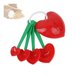 thumbnail image 1 of Juegos de cuchara medidora y separador de huevos Mon Cherry - Juego 2 en 1 con 4 cucharas medidoras y 1 separador de yema de huevo - Taza medidora sin Bpa y lavavajillas, 1 of 5