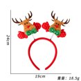 thumbnail image 1 of Decoración para fiesta de Navidad, diadema de muñeco de nieve de Papá Noel con dibujos animados, gorros elásticos, regalo de promoción para suministros de fiesta para niños, 1 of 4