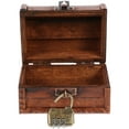 thumbnail image 3 of 2 Count Bin Boxes Vintage Storage Wooden Decorative, 3 of 8