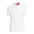 thumbnail image 4 of Birdie Bound Men's and Big Men's Speckle and Mini Print Golf Polo Shirt, Sizes S-3XL, 4 of 6