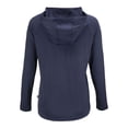 thumbnail image 3 of Women's-Cutter & Buck  Navy FC Cincinnati Coastline Epic Comfort Eco Recycled Quarter-Snap Raglan Hoodie Top, 3 of 3