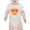 White, variant on Pixel Heart Eyes Smile Face Art Bodysuit Infant -Image by Shutterstock, 6 Months