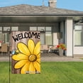 thumbnail image 3 of Jbralid Welcome Daisy Bee Garden Flag For Spring Summer Home Outdoor Garden Yard Door Decor 12x18 inch, 3 of 5