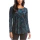 thumbnail image 2 of Camiseta Básica Karen Kane de Terciopelo para Mujer Azul XS, 2 of 2