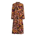 thumbnail image 6 of The Get Women's Long Sleeve Printed Shirt Dress, 6 of 6