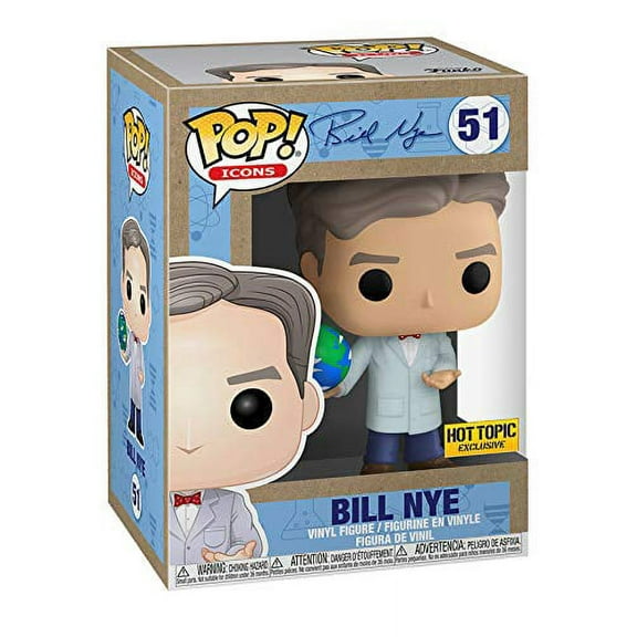 Funko POP! Icons #51 - Bill Nye [with Globe] H.T. Exclusive