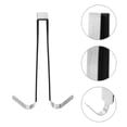 thumbnail image 3 of FUTUREORYY Glass Door Hanging Hook 1Pack Silver Stainless Steel 6.7x4.1in, 3 of 8