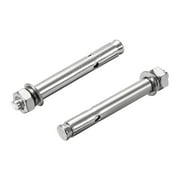 Uxcell M10x100mm Hex Expansion Bolt 304 Stainless Steel 2 Pack