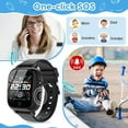 thumbnail image 5 of TOPCHANCES Smart Watch for Kids, 1.54" 4G Smartwatch with LBS GPS Tracker, Video Call, Bump-to-Friend, SOS, Camera, Games, Kids Watch Birthday Educational Gift for Age 3-15 Boys Girls, Black, 5 of 8