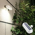 thumbnail image 1 of CQCYD Clearance under $5 Solar Lights Outdoor LED Solar Motion Sensor Lights Gutter Lights Solar Powered for Fence Roof Gutter Garden Yard Wall Lamp Night Utility Security Light, 1 of 6
