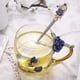 thumbnail image 2 of Esmaltes Flor de Mariposa Tazas de Café de Vidrio Transparente Sin Plomo Taza de Té con Juego de Cuchara de Acero, Regalos Personalizados para Mujeres Esposa Mamá Niña Maestra Amigas Cumpleaños Madre, 2 of 7