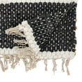 thumbnail image 2 of Saro Lifestyle Boho Leather Chindi Fringed Table Runner, 2 of 3