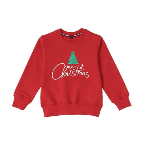 

LWZWM Cute Mommy and Me Sweatshirt Family Christmas Matching Set Outfits Ugly Christmas Pullover for Mom Daughter Son Pajamas Sweatshirt Family Clothes Kids 7-9 Years