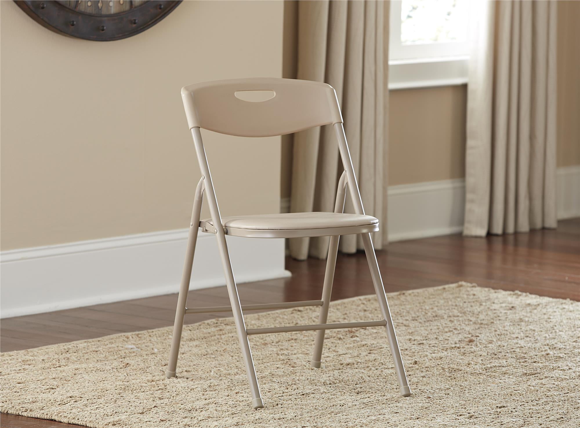 COSCO 5-Piece Folding Dining Set, Antique Linen