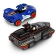 thumbnail image 4 of NKOK Sonic & Shadow Pull Back Cars (6431) - Blue/Black, 4 of 5