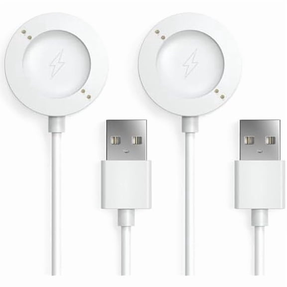 mjw001 Rapid Charger Compatible with Fossil Gen 6, Michael Kors Gen 6 Touchscreen Smart Watch FTW0006 MKT0003-1M (2-Pack)