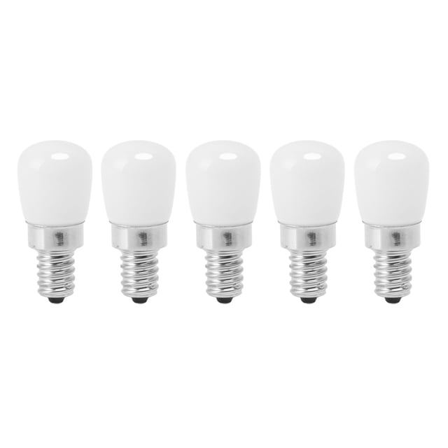 Bombilla Para Refrigerador, Bombilla Para Lámpara De Refrigerador, 120 V, Bajo Consumo De Energía, Versátil, Antideslumbrante, Ahorro De Energía, 5 Piezas, Salida De Calor Cero