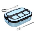 thumbnail image 1 of Fiambrera de acero inoxidable Bento a prueba de de almuerzo Azul Sunnimix contenedor de almuerzo, 1 of 8