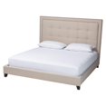 thumbnail image 2 of Baxton Studio Hirst Platform Bed, Multiple Sizes, Multiple Colors, 2 of 9