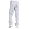 thumbnail image 5 of Ydojg Mens Hop Pants Casual Solid Color Lace Up Workout Pants With Pocket White M, 5 of 5
