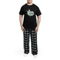 thumbnail image 5 of CafePress - Shark Birthday Pajamas - Men's Dark Loose Fit Cotton Pajama Set, 5 of 7