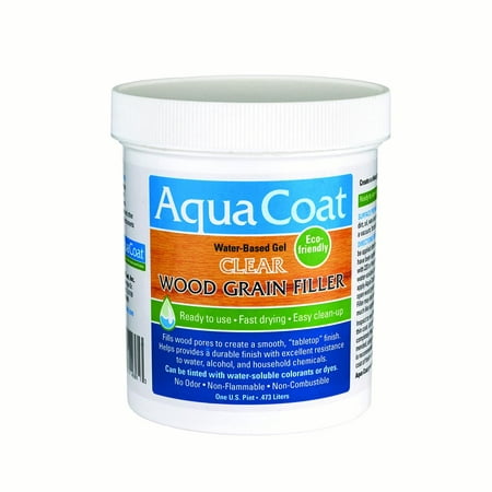 Aqua Coat Clear Wood Grain Filler Pt. (Best Wood Grain Filler)