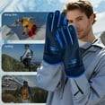 thumbnail image 4 of Winter Fleece Lined Thermal Gloves for Men and Women, Thick Warm Touchscreen Outdoor Sports Gloves for Cycling, Driving, Skiing, and Cold Weather Activities, 4 of 6