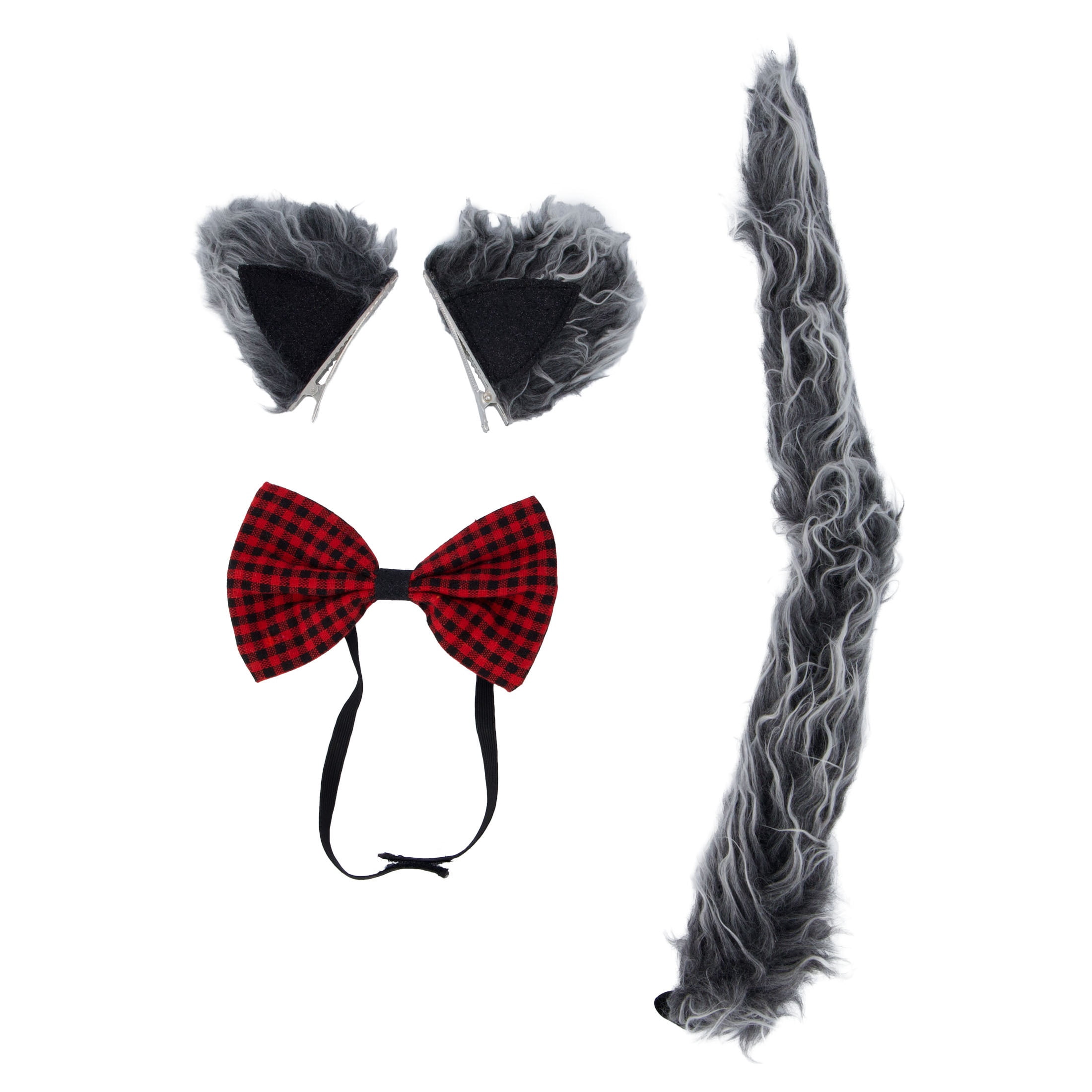 Wolf Costume Accessory Kit for Adults, Multicolor, 4 Pieces, Halloween by Way To Celebrate