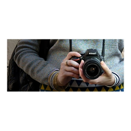 Nikon - D5600 DSLR Video Two Lens Kit with 18-55mm and 70-300mm Lenses - Black