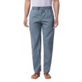 thumbnail image 4 of Large Casual Pants For Men Trendy Business Casual Pants For Spring Comfortable Straight Leg Solid Color Trousers Blue 3XL, 4 of 7