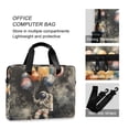 thumbnail image 4 of FORMRS 16" Laptop Bag Carrying Sleeve Case with Handle Travel Shoulder Briefcase, Watercolor Space, 4 of 8