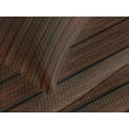 thumbnail image 4 of Ambesonne Chocolate Quilted Bedspread Set 3 Pcs, Wooden Floor Design, King Size, Brown, 4 of 5