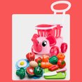 thumbnail image 4 of Juguete realista de carrito de compras para niños y niñas de 3 años de edad rosa con comida Sunnimix Juguetes de carro de la compra, 4 of 8