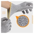 thumbnail image 3 of Guantes resistentes a cortes de nivel 5, de alta resistencia, para uso industrial, cocina, jardinería, antiarañazos, anticortes, guantes de seguridad para cortar vidrio, guantes de trabajo de, 3 of 6