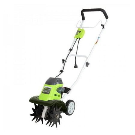 Greenworks 10-Inch 8 Amp Corded Tiller 27072 (Best Mini Tiller Cultivator)