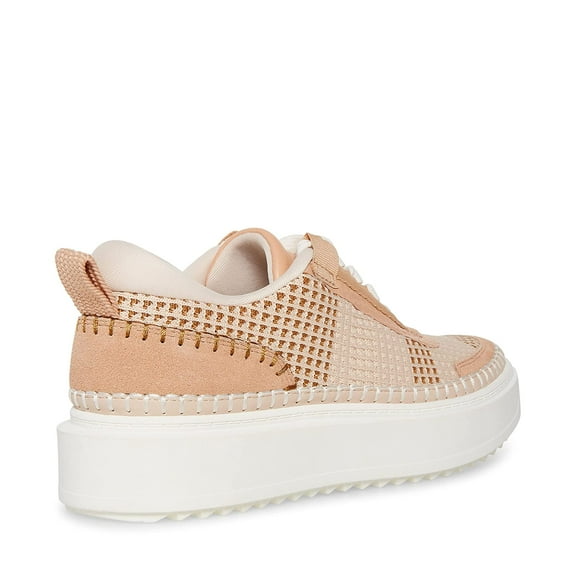 Steve Madden Women's Charlie Sneaker, Tan Multi Woven, 6