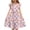 3-Multicolor, variant on Girls Dress Easter Flutter Sleeve A Line Dress Crew Neck Midi Beach Sundress Bunny Casual Summer Outfits