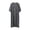 #0206Dark Gray, variant on Womens Elegant Modal Nightgown Short Sleeve Round Neck Loose Comfortable Casual Home Wear Robe Gift for Mom Wife Daughter