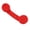 plain red, variant on Retro Wireless Bluetooth Phone Handset, HD Speaker and Microphone Cell Phone Receiver with Button Control for Cellphones and Computers