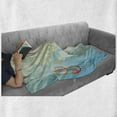 thumbnail image 6 of Music Soft Flannel Fleece Blanket, Colorful Music Notes Vibes from Saxophone Jazz Background Illustration Artwork Print, Cozy Plush for Indoor and Outdoor Use, 50" x 70", Multicolor, by Ambesonne, 6 of 6