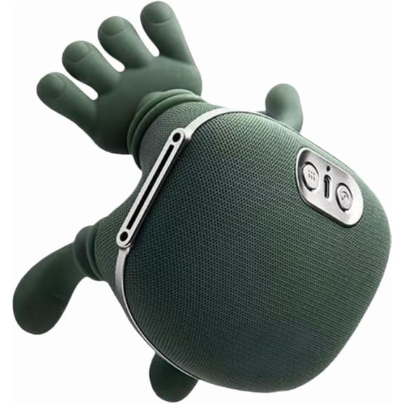 Bionic Heated Massager, Portable Shiatsu Neck and Back Massager, Portable 4D Deep Kneading Electric Massager for Pain Relief, Muscle Relaxation & Home Spa Relax