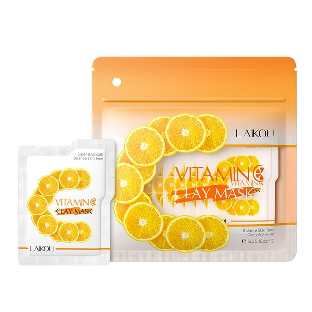 Wartleves Mascarilla de barro iluminadora con vitamina C que limpia profundamente los poros y los aclara.