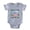 Heather Grey, variant on CafePress - Happy Clam 1St Birthday - Cute Infant Baby Football Bodysuit