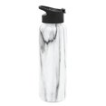 thumbnail image 4 of Simple Modern 40 Oz. Summit Water Bottle - Stainless Steel Tumbler Metal Flask with 2 Lids - Wide Mouth Double Wall Vacuum Insulated Leakproof Pattern: Carrara Marble, 4 of 7