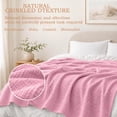 thumbnail image 2 of Yeciiwht Soft Gauze Blanket Breathable Lightweight Cotton Muslin Blankets Throw Blanket for Bed, Couch & Sofa, Cozy All-Season Home Blanket 90*90, 2 of 9