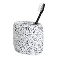 thumbnail image 2 of Better Homes & Gardens Terrazzo Textured Resin Toothbrush Holder in Greys, 2 of 6