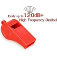 thumbnail image 2 of 12-pack Coach Referee Sports Plastic Whistle With Lanyard Set (red), 2 of 5