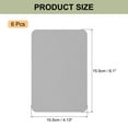 thumbnail image 2 of Uxcell 6Pcs Sofa Fabric Repair Patches Self Adhesive Fabric Patches 4.13" x 6.1" Light Gray, 2 of 5